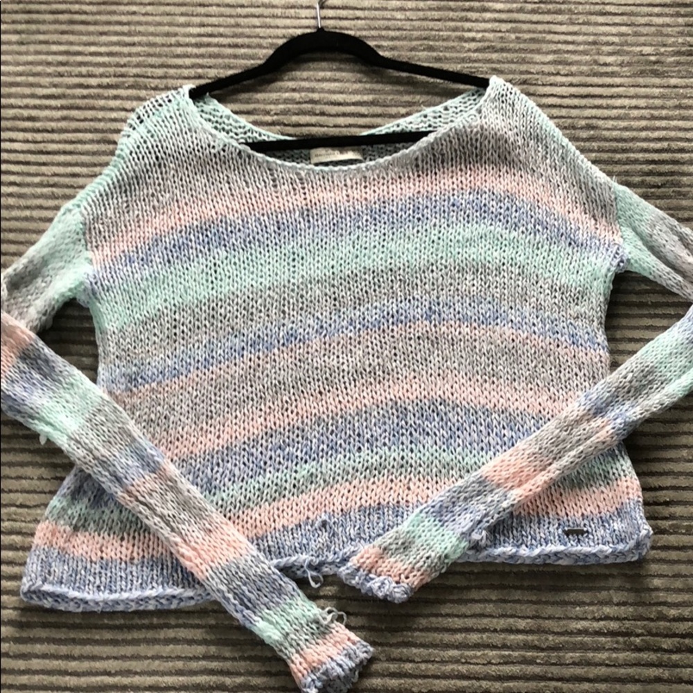 multi colored sweater